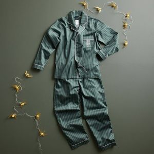Pottery Barn Teen Harry Potter Slytherin Pajamas Small